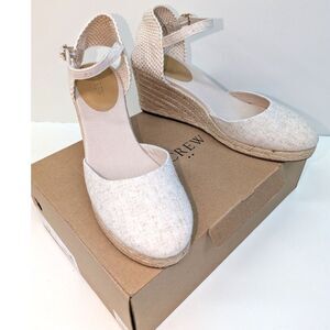 J Crew Wedge Espadrille, size 9.5/ EU40